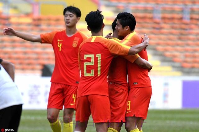 勇毅共奋进 | 中国国奥5球胜老挝 预选赛获首胜